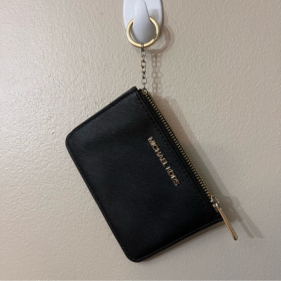 Michael Kors Black Card Holder - Picture 3 of 6